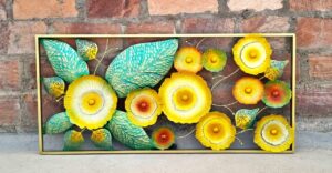 Rectangle Frame Wall Decor with LED